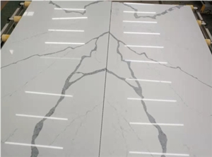 Unique Calacatta Quartz Stone Slab
