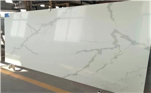 Unique Calacatta Quartz Stone Slab
