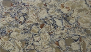 Unique Pattern Quartz Stone Slab