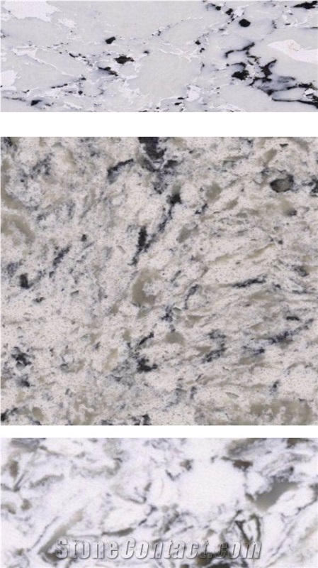 Unique Pattern Quartz Stone Slab