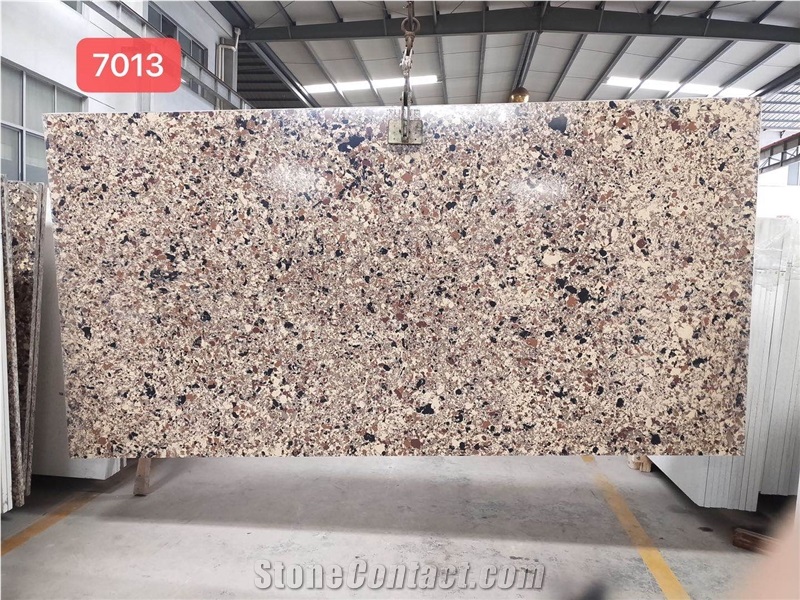Unique Pattern Quartz Stone Slab