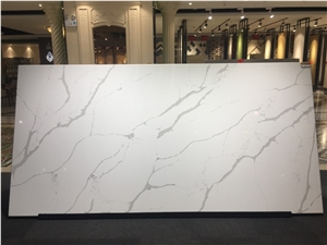 Philippine Badan Calacatta Quartz Slabs Nq7208