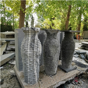 Marble Helix Fountain