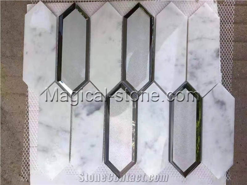 Composited Marble Mosaic,Glass Mosaic,Metal Mosaic