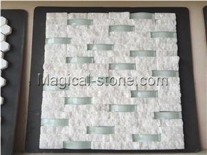 Composited Marble Mosaic,Glass Mosaic,Metal Mosaic