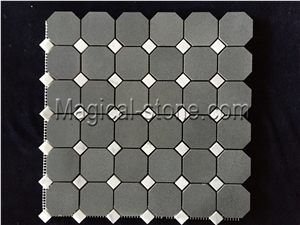 Stone Mosaic,Basalt Mosaic,Basketweave Mosaic