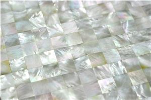 White Deep Sea Shell Mosaic Tiles for Decoration