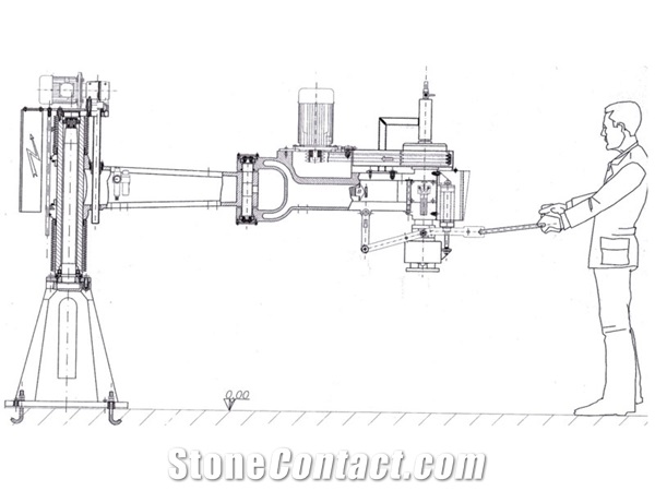 Two-Speed Column Arm Polishing Machine