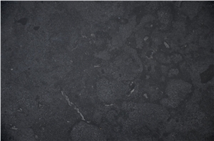 Black Limestone Leathered- Honed Finish