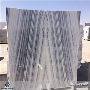 Blue Wood Marble Block