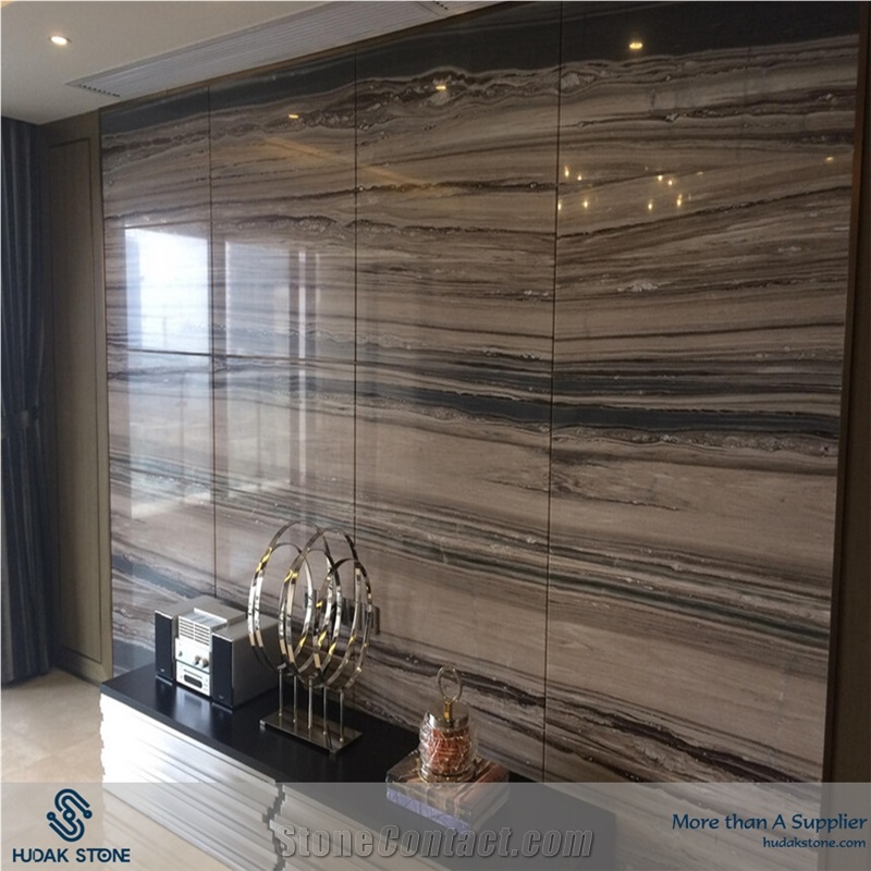 Blue Wood Marble Block