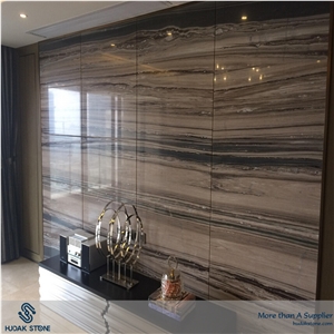 Blue Wood Marble Block