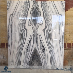 Blue Wood Marble Block