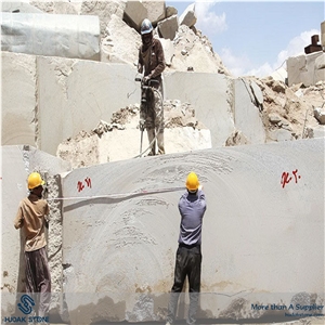Iran White Travertine Block