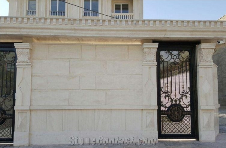 Iran White Travertine Block