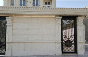 Iran White Travertine Block