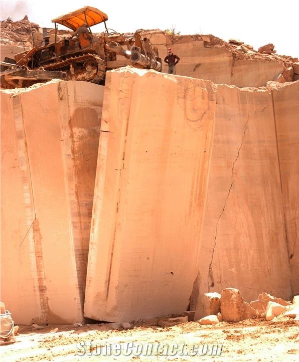 Iran White Travertine Block
