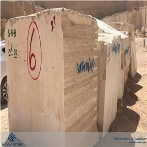 Noce Brown Travertine Block, Iran Brown Travertine