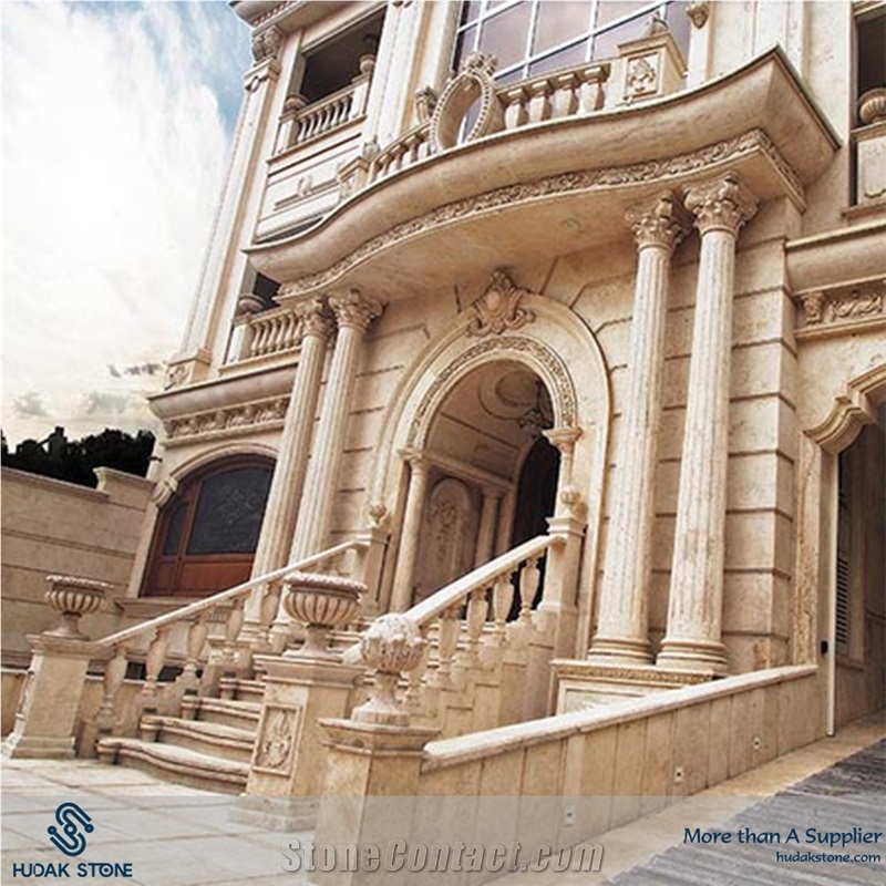 Noce Brown Travertine Block, Iran Brown Travertine