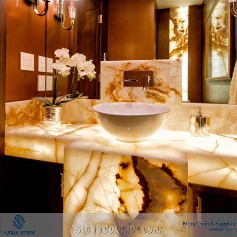 Persian White Onyx Block, Iran White Onyx