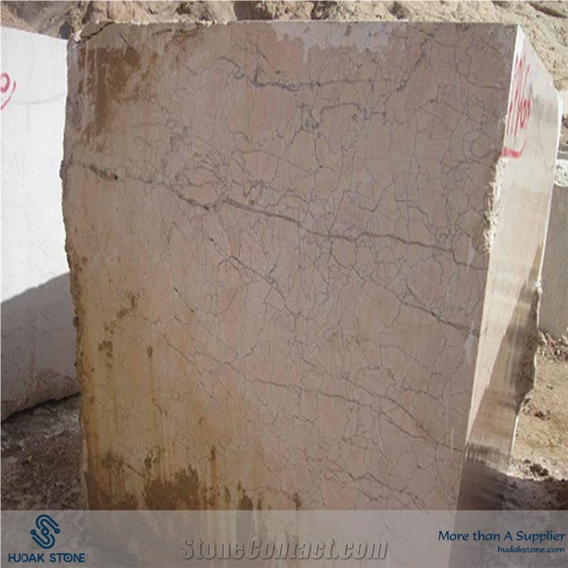 Pink Spider Marble Block