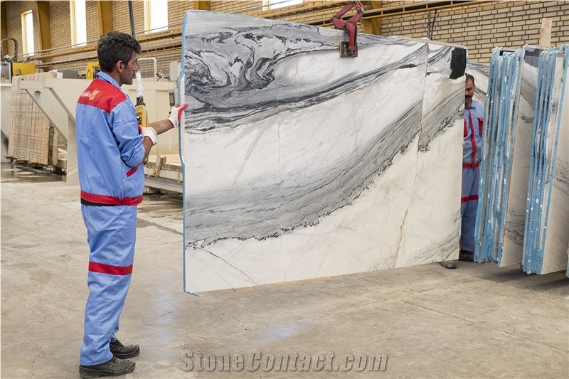 Sayman Marble Block, Iran White Marble