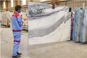 Sayman Marble Block, Iran White Marble