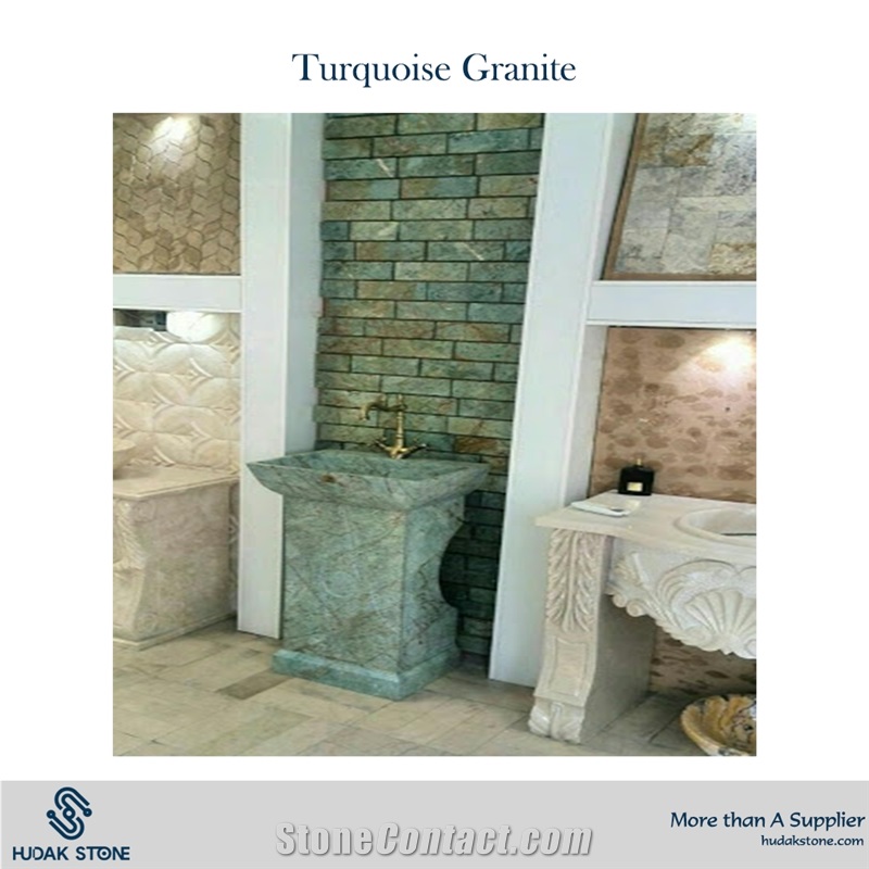 Turquoise Granite Blocks