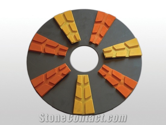 D.350mm Plateaux Polishing Abrasive A13 D.350/60 & 350/80 mm 14 Sectors for Marble