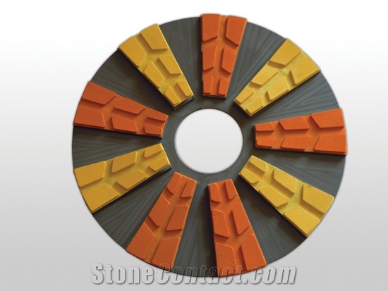 D.400mm Plateaux Polishing Abrasive A13 D.400/100m 18 Sectors for Marble