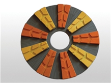 D.400mm Plateaux Polishing Abrasive A13 D.400/100m 18 Sectors for Marble