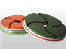 Satellite-Head Tools - Polishing Abrasives A15 Elica D.125 & 150mm for Granite Satellite-Head Tools - Polishing Abrasives A15 Elica D.125 & 150mm for Granite