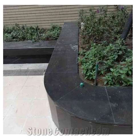 Vietnam Black Basalt Wall Coping