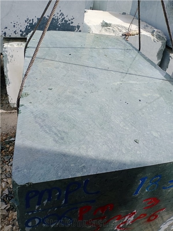 Rajasthan Green Marble Block, India Green Marble