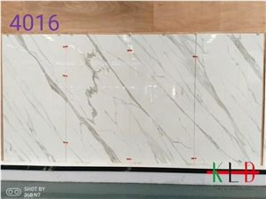 China Calacatta White Sintered Stone Slabs