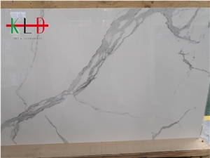 China Calacatta White Sintered Stone Slabs