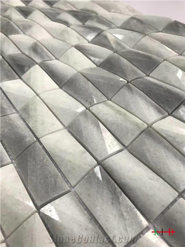 Cnc 3d Carved Mosaic Design Wall Sculpture Tiles