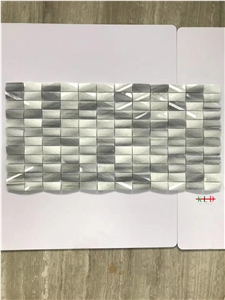 Cnc 3d Carved Mosaic Design Wall Sculpture Tiles