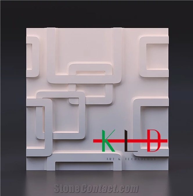 Cnc 3d Wall Stone Exterior Panels Stone