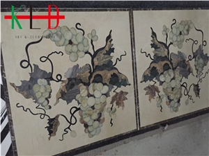 Honeycomb Panel Water Jet Medallions Wall Tiles
