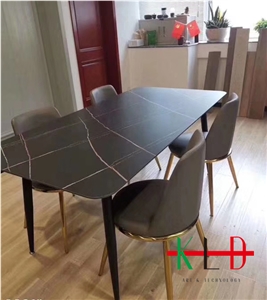 Lauren Black Sintered Stone Table Tops Lauren Black Sintered Stone Table Tops