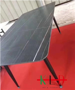 Lauren Black Sintered Stone Table Tops