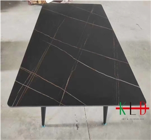 Lauren Black Sintered Stone Table Tops