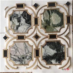Metal Mosaic Wall Tile Kitchen Bathroom Decorative