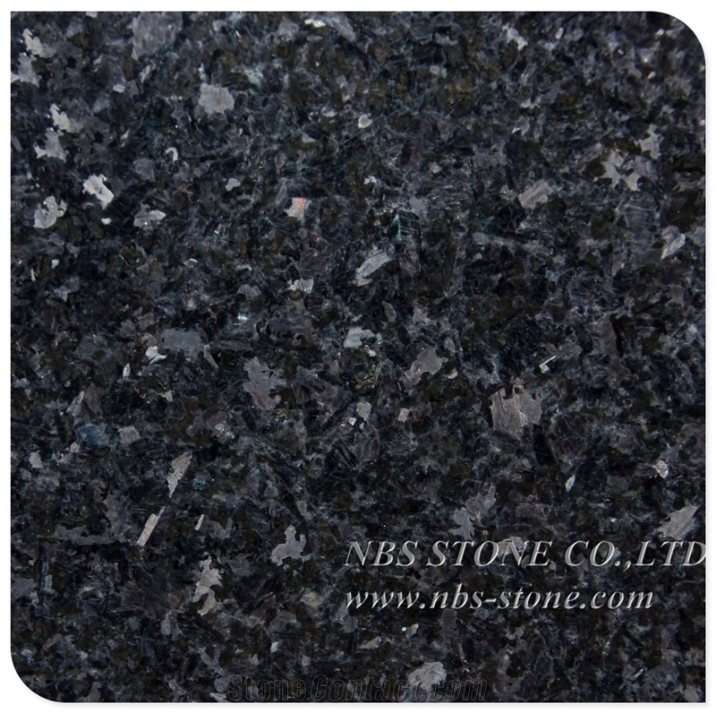 Angola Black Granite Kitchen Top Prefab