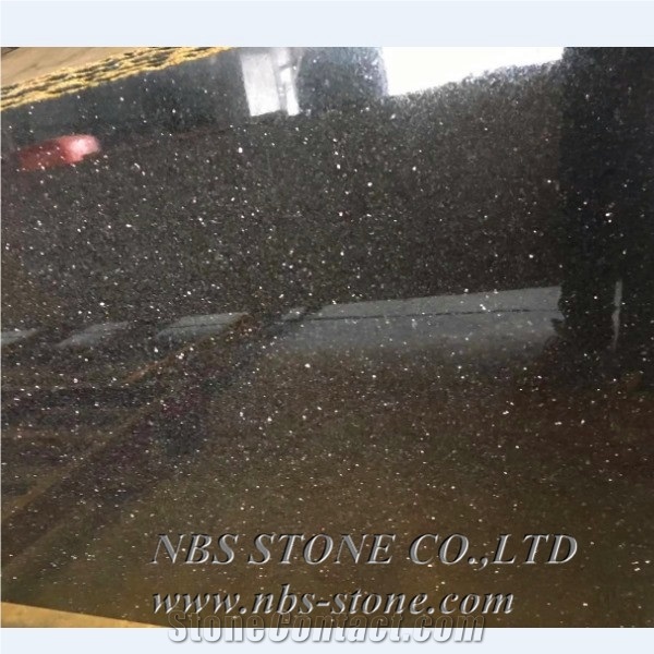 Black Galaxy Granite Slabs