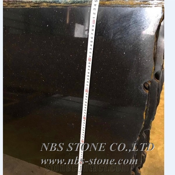 Black Galaxy Granite Slabs