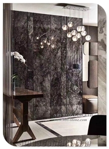 Black Marble Forest Dark Slab White Wall Tile