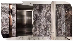 Black Marble Forest Dark Slab White Wall Tile