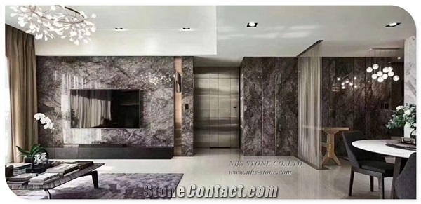 Black Marble Forest Dark Slab White Wall Tile